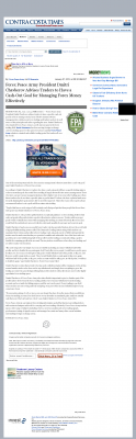 Forex Peace Army | Cash Out Goal Money Management Principle in Contra Costa Times Money Management with Goal Contra Costa Times by Forex Peace Army