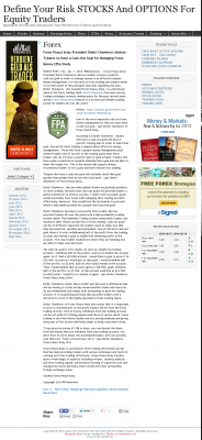 Forex Peace Army | Cash Out Goal Money Management Principle in Define Your Risk OPTIONS FOR EQUITY TRADERS Money Management with Goal Define Your Risk OPTIONS FOR EQUITY TRADERS by Forex Peace Army