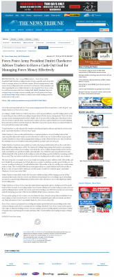 Forex Peace Army | Cash Out Goal Money Management Principle in News Tribune (Tacoma, WA) Money Management with Goal News Tribune (Tacoma, WA) by Forex Peace Army