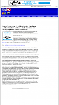 Forex Peace Army | Cash Out Goal Money Management Principle in WALB NBC-10 (Albany, GA) Money Management with Goal WALB NBC-10 (Albany, GA) by Forex Peace Army