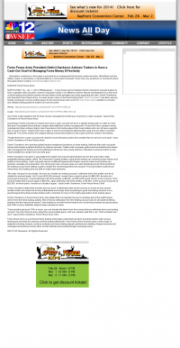 Forex Peace Army | Cash Out Goal Money Management Principle in WICU-TV NBC-12 (Erie, PA) Money Management with Goal WICU-TV NBC-12 (Erie, PA) by Forex Peace Army
