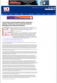 Forex Peace Army | Cash Out Goal Money Management Principle in WISTV NBC-10 (Columbia, SC) Money Management with Goal WISTV NBC-10 (Columbia, SC) by Forex Peace Army