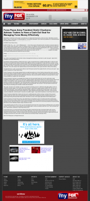 Forex Peace Army | Cash Out Goal Money Management Principle in WTLH-TV FOX-49 (Tallahassee, FL) Money Management with Goal WTLH-TV FOX-49 (Tallahassee, FL) by Forex Peace Army
