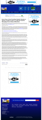 Forex Peace Army | Cash Out Goal Money Management Principle in WTNZ FOX-43 (Knoxville, TN) Money Management with Goal WTNZ FOX-43 (Knoxville, TN) by Forex Peace Army