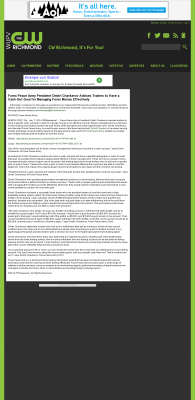 Forex Peace Army | Cash Out Goal Money Management Principle in WUPV-TV CW-65 (Ashland, VA) Money Management with Goal WUPV-TV CW-65 (Ashland, VA) by Forex Peace Army