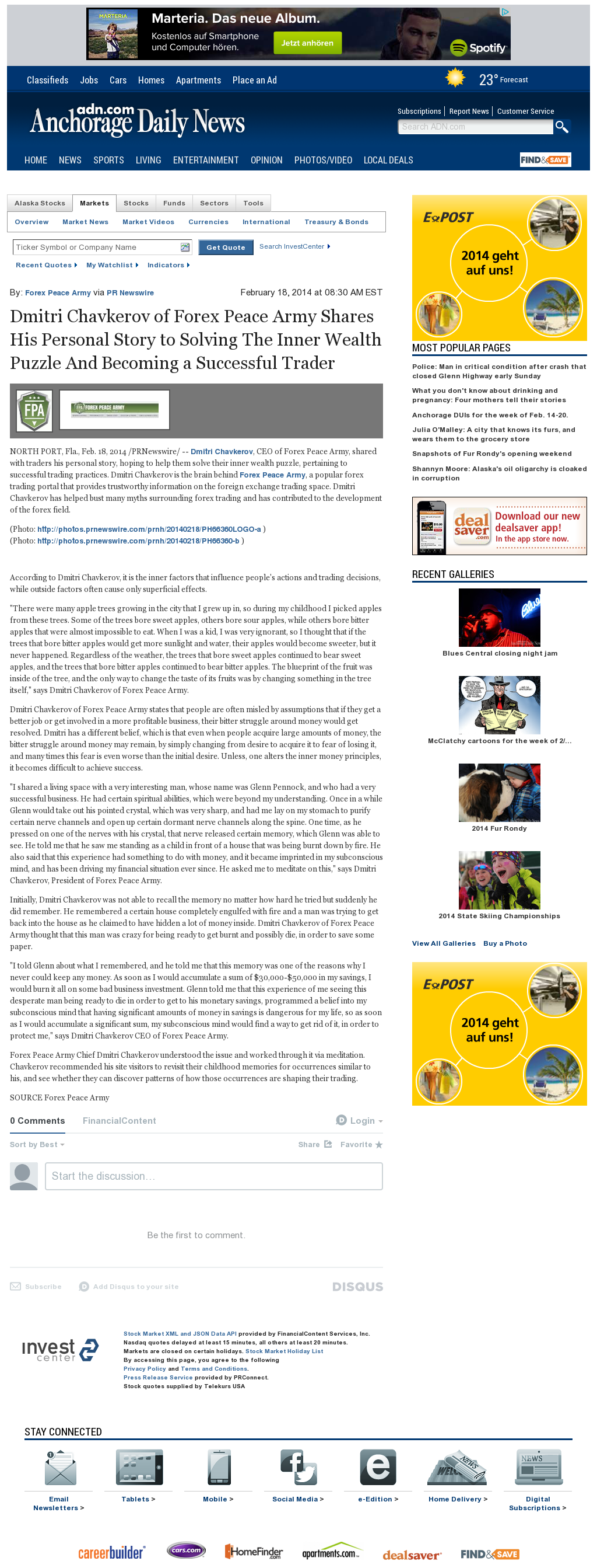 Secret news weapon forex peace army